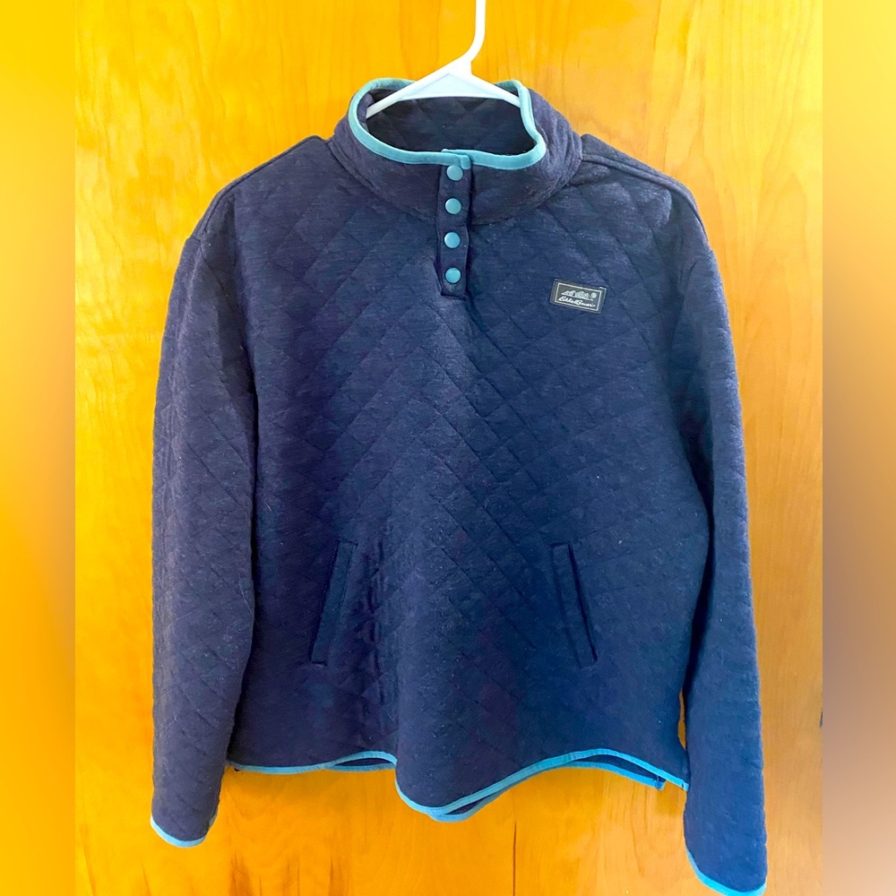 Eddie Bauer Quilted Pullover Women’s Size Large
